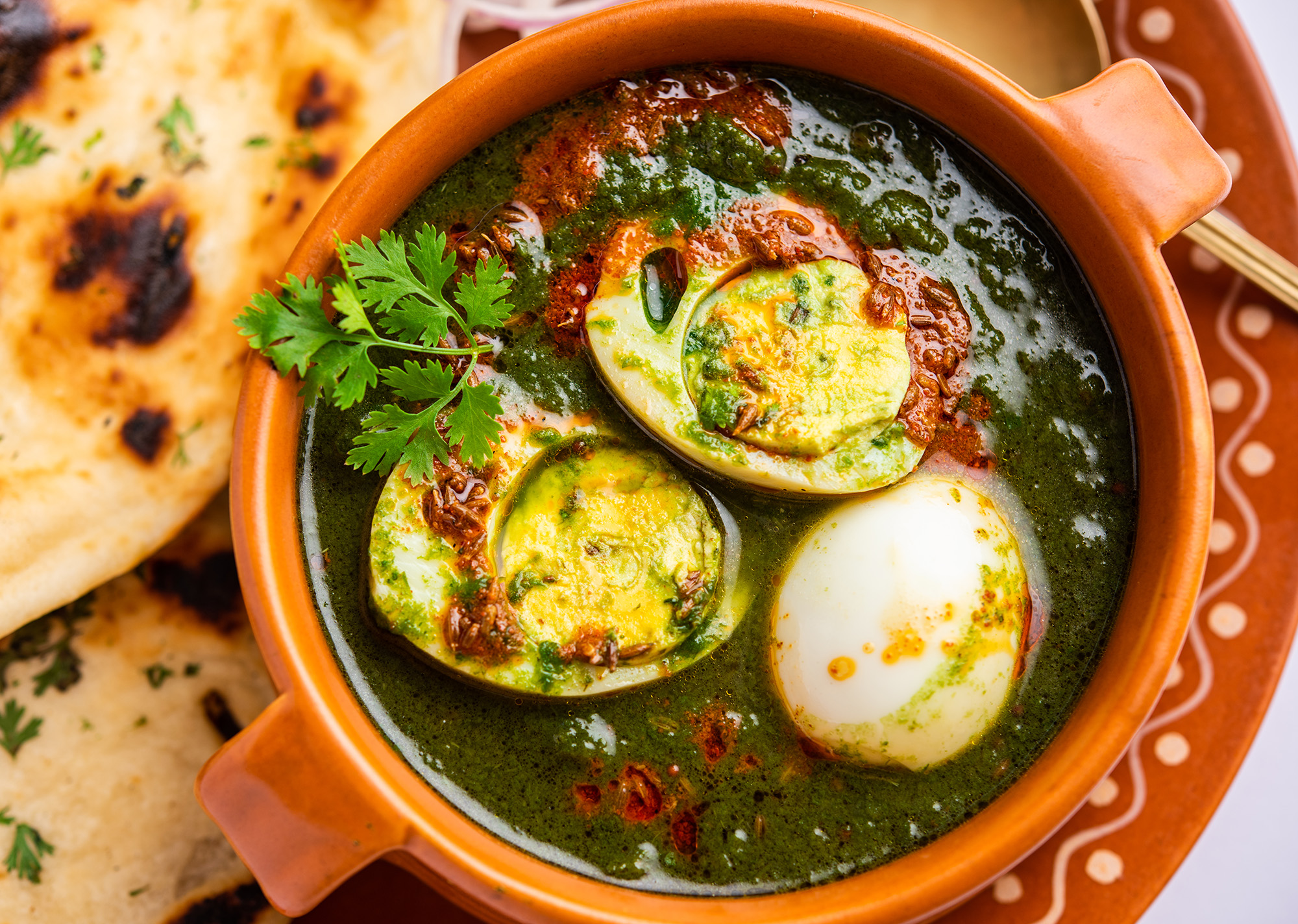 Green Gravy Egg Curry